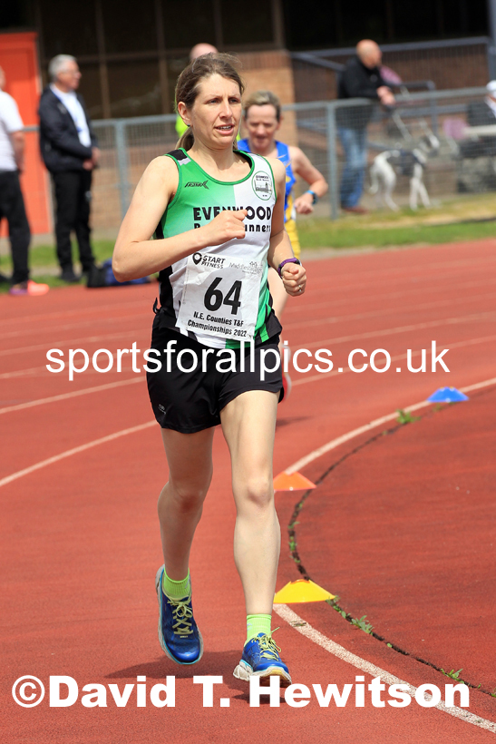 2022 North Eastern Counties AA 10000 metres Champs., Chester le Street, Sat,. May 21st. Photo: David T. Hewitson/Sports for All Pics